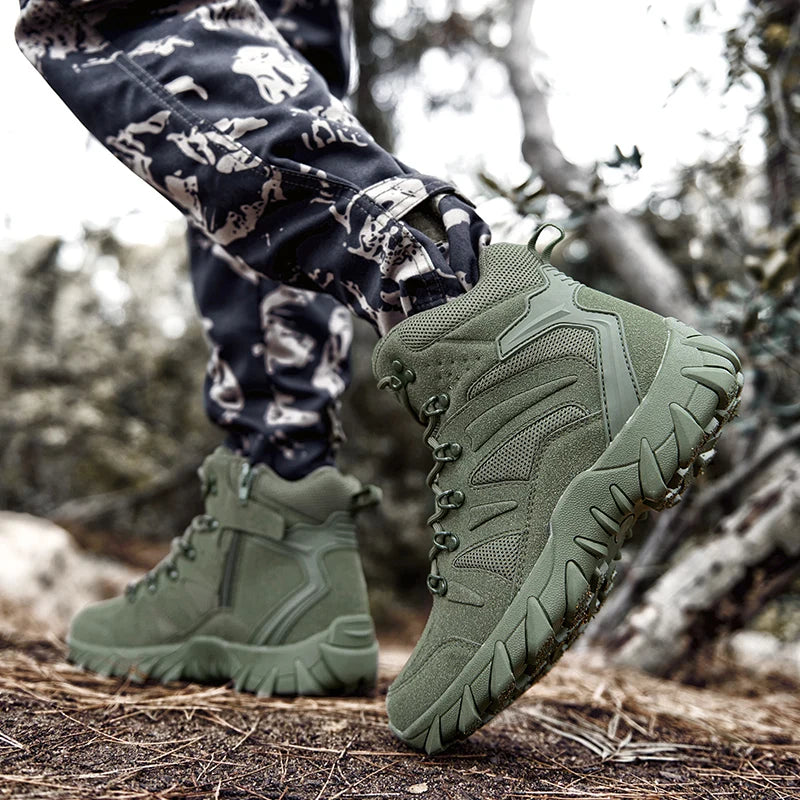 Men’s Tactical Combat Training Boots – Outdoor & Anti-Wear